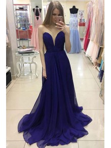 Long Sweetheart Chiffon Prom Evening Party Dresses 99602661