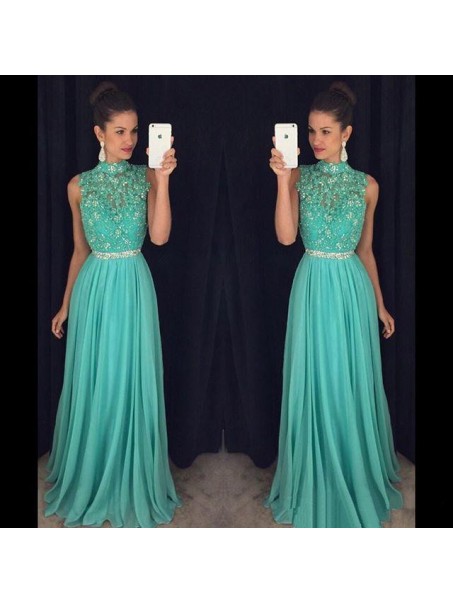Beaded Lace Appliques Chiffon Prom Evening Party Dresses 99602677 Beaded Lace Appliques Chiffon Prom Evening Party Dresses 99602677