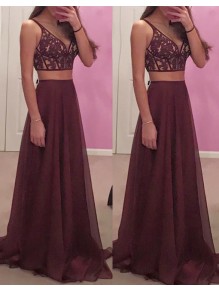 Two Pieces Long Prom Evening Party Dresses 99602696 Two Pieces Long Prom Evening Party Dresses 99602696