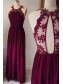 Lace and Chiffon Long Prom Evening Party Dresses 99602711