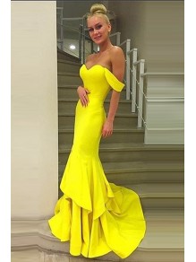 Mermaid Long Yellow Prom Evening Formal Dresses 99602730 Mermaid Long Yellow Prom Evening Formal Dresses 99602730