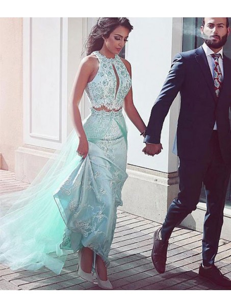 Two Pieces Lace Prom Dresses Party Evening Gowns 99602736 Two Pieces Lace Prom Dresses Party Evening Gowns 99602736