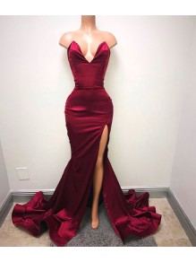 Mermaid V-Neck Long Prom Dresses Party Evening Gowns 99602738 Mermaid V-Neck Long Prom Dresses Party Evening Gowns 99602738