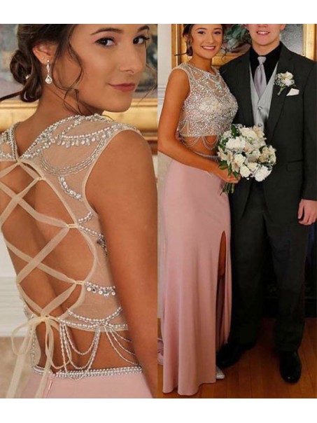 Two Pieces Beaded Prom Dresses Party Evening Gowns 99602740 Two Pieces Beaded Prom Dresses Party Evening Gowns 99602740