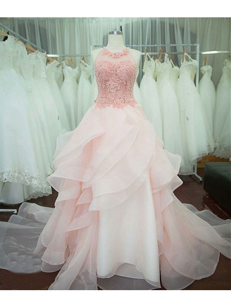 Long Pink Lace Prom Dresses Party Evening Gowns 99602757 Long Pink Lace Prom Dresses Party Evening Gowns 99602757