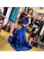 Mermaid Long Blue Off-the-Shoulder Prom Formal Evening Party Dresses 99602773