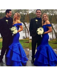 Mermaid Long Blue Off-the-Shoulder Prom Formal Evening Party Dresses 99602773 Mermaid Long Blue Off-the-Shoulder Prom Formal Evening Party Dresses 99602773