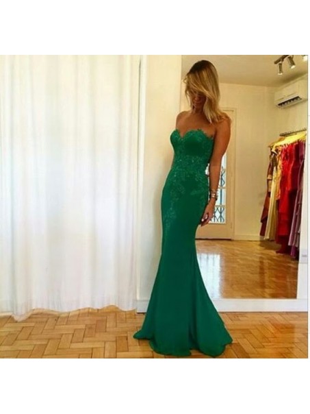 Mermaid Long Green Lace Prom Formal Evening Party Dresses 99602805 Mermaid Long Green Lace Prom Formal Evening Party Dresses 99602805