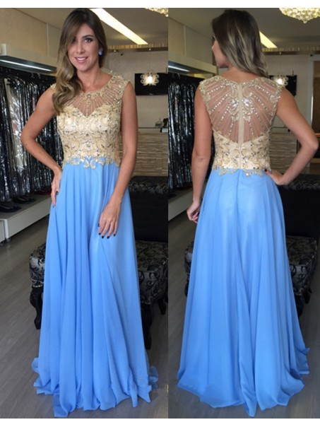 Beaded Long Blue Prom Formal Evening Party Dresses 99602818 Beaded Long Blue Prom Formal Evening Party Dresses 99602818