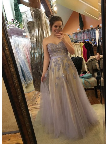 Elegant Lace Appliques Tulle Long Prom Formal Evening Party Dresses 99602832 Elegant Lace Appliques Tulle Long Prom Formal Evening Party Dresses 99602832