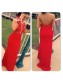 Long Red Halter Lace Prom Formal Evening Party Dresses 99602833