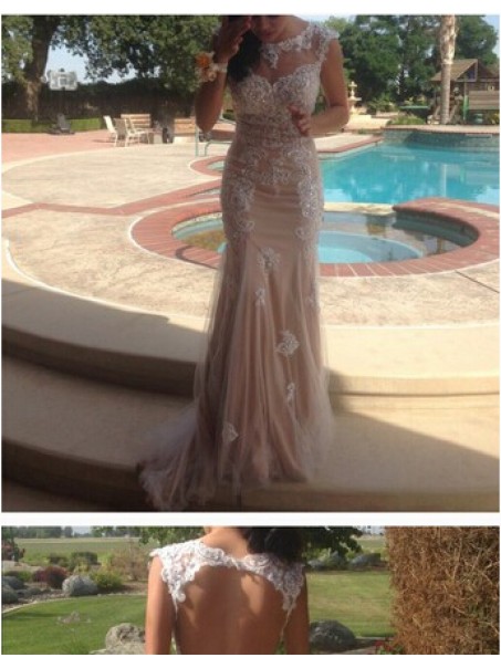 Mermaid Lace Appliques Keyhole Back Long Prom Formal Evening Party Dresses 99602835 Mermaid Lace Appliques Keyhole Back Long Prom Formal Evening Party Dresses 99602835