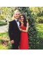 Long Red V-Neck Lace Chiffon Prom Formal Evening Party Dresses 99602844 Long Red V-Neck Lace Chiffon Prom Formal Evening Party Dresses 99602844