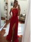 Long Red Lace Chiffon Prom Formal Evening Party Dresses 99602855