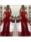 Long Red Lace Chiffon Prom Formal Evening Party Dresses 99602855