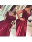 Ball Gown Off-the-Shoulder Purple Long Lace Prom Formal Evening Party Dresses 99602858