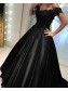 Ball Gown Off-the-Shoulder Purple Long Lace Prom Formal Evening Party Dresses 99602858