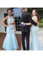 Halter Mermaid Two Pieces Beaded Lace Prom Formal Evening Party Dresses 99602914