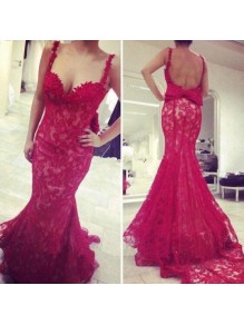 Mermaid Lace Long Prom Formal Evening Party Dresses 99602926