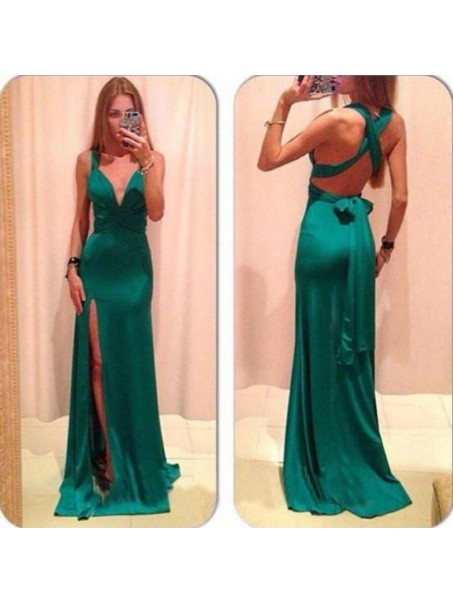 Long Green Prom Formal Evening Party Dresses 99602944