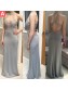 Sheath Beaded Lace Appliques Long Prom Formal Evening Party Dresses 99602946