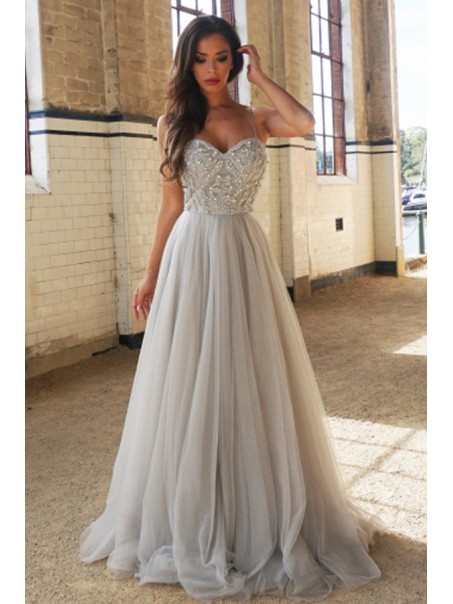 Beaded Spaghetti Straps Long Prom Formal Evening Party Dresses 99602962 Beaded Spaghetti Straps Long Prom Formal Evening Party Dresses 99602962