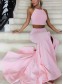 Mermaid Halter Two Pieces Prom Formal Evening Party Dresses 99602963 Mermaid Halter Two Pieces Prom Formal Evening Party Dresses 99602963