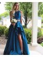 Satin Royal Blue Prom Formal Evening Party Dresses 99602980