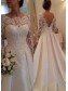 A-Line Long Sleeves Lace V-Back Wedding Dresses Bridal Gowns 99603006 A-Line Long Sleeves Lace V-Back Wedding Dresses Bridal Gowns 99603006