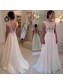 Lace Appliques Bodice Chiffon Low V-Back Wedding Dresses Bridal Gowns 99603007 Lace Appliques Bodice Chiffon Low V-Back Wedding Dresses Bridal Gowns 99603007