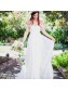 Sheath/Column Off-the-Shoulder Wedding Dresses Bridal Gowns 99603011