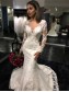 Mermaid Long Sleeves Lace Wedding Dresses Bridal Gowns 99603025