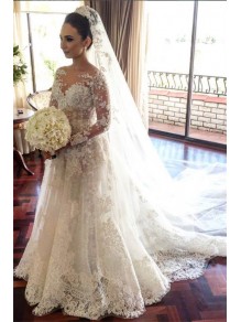 Long Sleeves Lace Wedding Dresses Bridal Gowns 99603034 Long Sleeves Lace Wedding Dresses Bridal Gowns 99603034