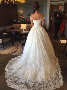 Lace Bridal Ball Gown Off-the-Shoulder Wedding Dresses Bridal Gowns 99603037 Lace Bridal Ball Gown Off-the-Shoulder Wedding Dresses Bridal Gowns 99603037