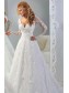 Long Sleeves V-Neck Lace Wedding Dresses Bridal Gowns 99603048
