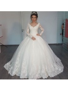 Ball Gown Long Sleeves Lace Wedding Dresses Bridal Gowns 99603073 Ball Gown Long Sleeves Lace Wedding Dresses Bridal Gowns 99603073