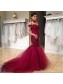 Mermaid Off-the-Shoulder Lace Tulle Wedding Dresses Bridal Gowns 99603078 Mermaid Off-the-Shoulder Lace Tulle Wedding Dresses Bridal Gowns 99603078