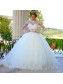 Ball Gown Long Sleeves Lace Wedding Dresses Bridal Gowns 99603080