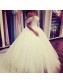Ball Gown Off-the-Shoulder Beaded Tulle Wedding Dresses Bridal Gowns 99603082 Ball Gown Off-the-Shoulder Beaded Tulle Wedding Dresses Bridal Gowns 99603082