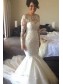 Long Sleeves Mermaid Lace Wedding Dresses Bridal Gowns 99603083