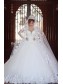 Long Sleeves Lace Tulle Ball Gown Wedding Dresses Bridal Gowns 99603085