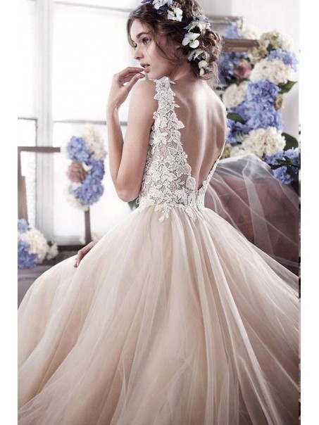 Lace Tulle Wedding Dresses Bridal Gowns 99603088