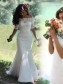 Lace Mermaid Off-the-Shoulder Short Sleeve Wedding Dresses Bridal Gowns 99603092 Lace Mermaid Off-the-Shoulder Short Sleeve Wedding Dresses Bridal Gowns 99603092