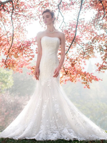 Mermaid Strapless Lace Wedding Dresses Bridal Gowns 99603097 Mermaid Strapless Lace Wedding Dresses Bridal Gowns 99603097