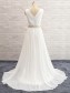 Sheath Chiffon Lace V-Neck Wedding Dresses Bridal Gowns 99603101