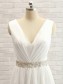 Sheath Chiffon Lace V-Neck Wedding Dresses Bridal Gowns 99603101