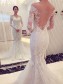 Mermaid Off-the-Shoulder Long Sleeves Lace Wedding Dresses Bridal Gowns 99603102 Mermaid Off-the-Shoulder Long Sleeves Lace Wedding Dresses Bridal Gowns 99603102