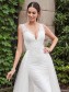 Mermaid Lace Tulle V-Neck Wedding Dresses Bridal Gowns 99603103