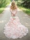 Mermaid Sweetheart Pink Beaded Waist Wedding Dresses Bridal Gowns 99603105