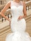 Mermaid Beaded Sleeveless Wedding Dresses Bridal Gowns 99603106 Mermaid Beaded Sleeveless Wedding Dresses Bridal Gowns 99603106